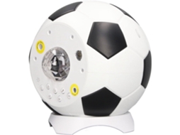 Projetor De Estrelas Em Formato Bola Futebol Com Alto-falante E