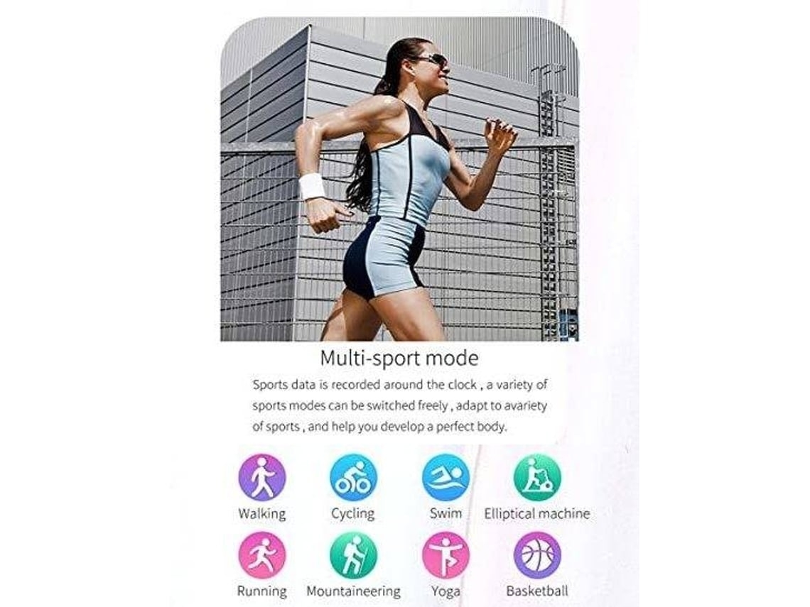 Smartwatch ALIMENTATION Yiz90 Prateado