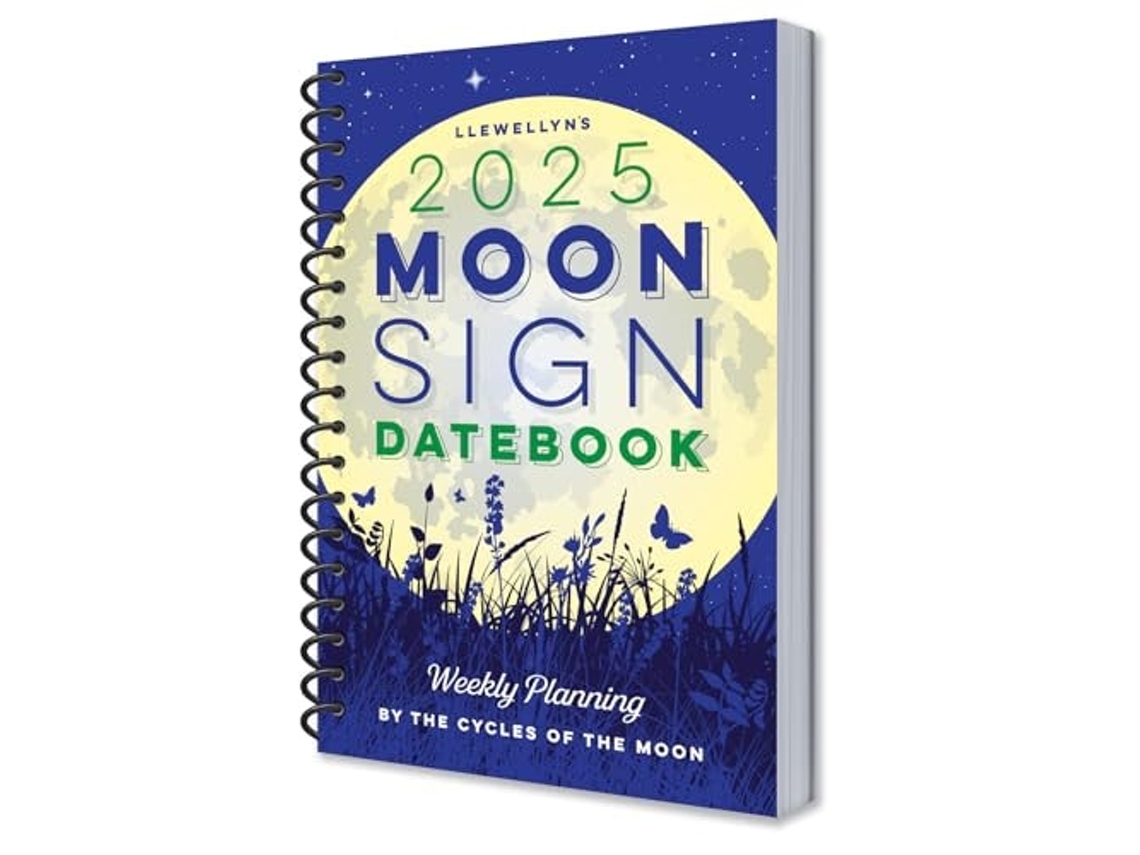 Livro Llewellyns 2025 Moon Sign Datebook de Llewellyn (Inglês)