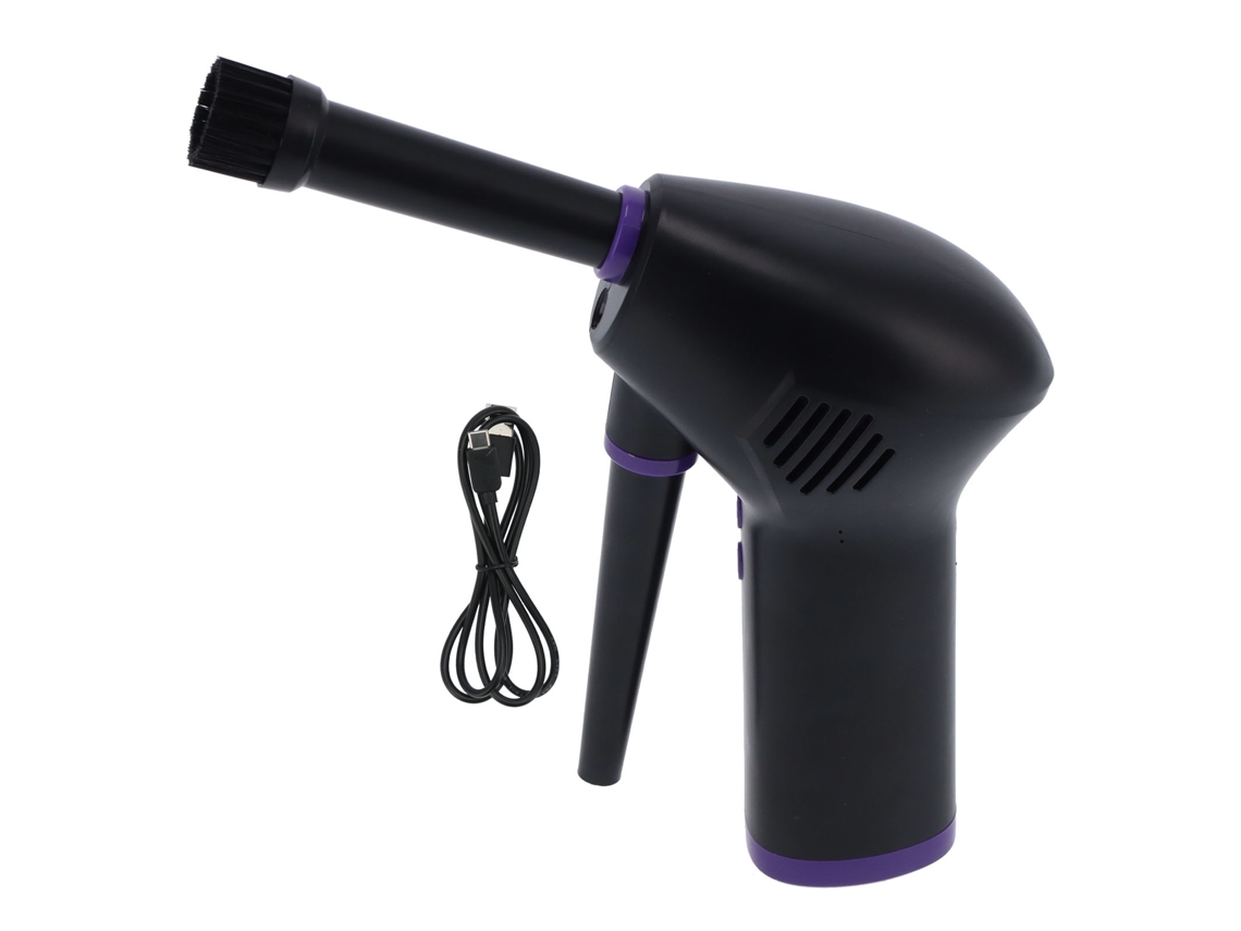 Aspirador de Ar Sem Fio 36000 Rpm Carregamento Rápido Usb c 6000mah para Limpeza de Computadores