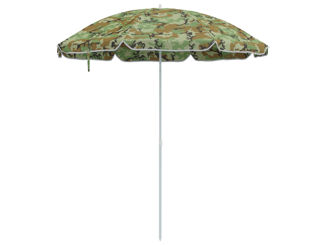 Conjunto 1 Guarda-sol De Jardim Vidaxl Multicolorido Poliéster (263 X 263 X 272 Cm)