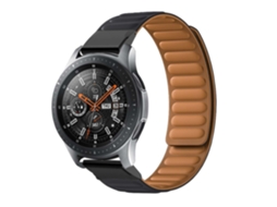 Bracelete Pulseira Magnética de Forte Conexão para Garmin Marq Aviator Performance Edition Preto