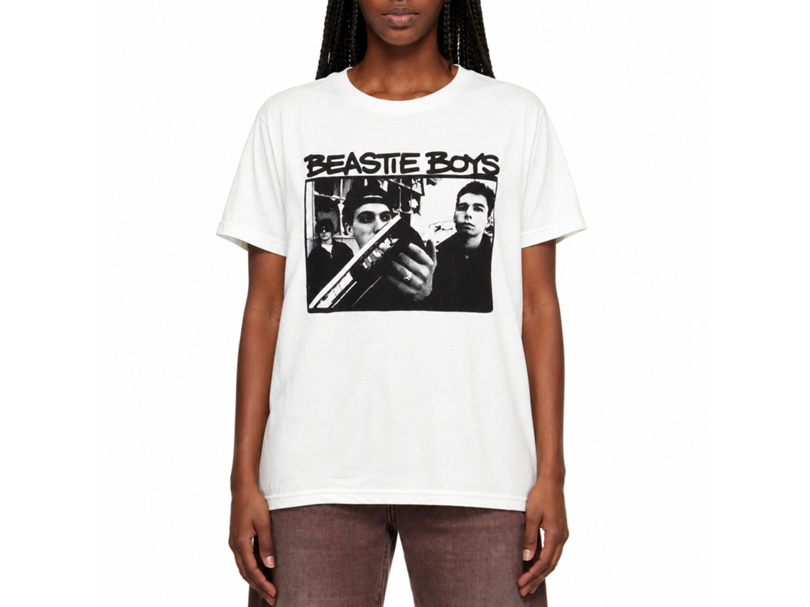 Beastie Boys Boombox T-shirt White Unisex Adults Size:s