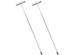 2-ganchos Em T Levantar Tampas De Bueiro, Gancho De Metal Galvanizado Inoxidável 50cm, Ferramenta Resistente