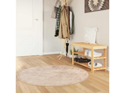 Vidaxl Passadeira Marsa Bege 120 X 120 Cm Poliéster E Pvc