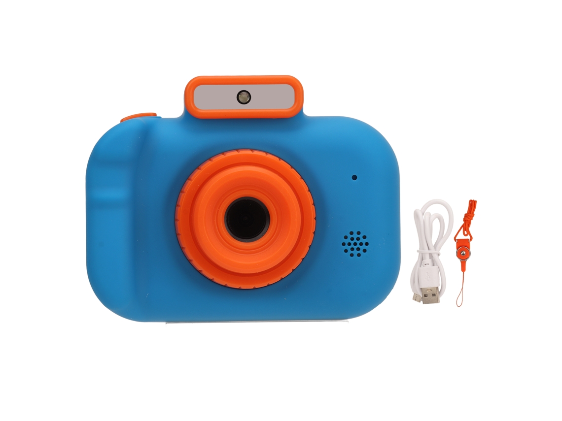 Mali câmera Infantil Hd 40mp com Tela Ips 2.0 Polegadas Visão Noturna Bateria 600mah Usb Azul