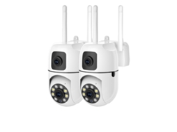(apenas 2 Câmeras) Câmera De Rede Ip Ptz Wifi Hd De 8mp Com Visão Noturna