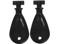 Conjunto De 2 Chaves Para Dispensador Papel Toalha E Caixa Lenços, Portátil E Resistente Em Abs