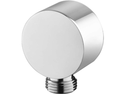 Conexão De Chuveiro De 1/2" Em Ângulo, Válvula Angular De Parede Em Latão Cromado, Fácil Instalação, Resistente À Corrosão