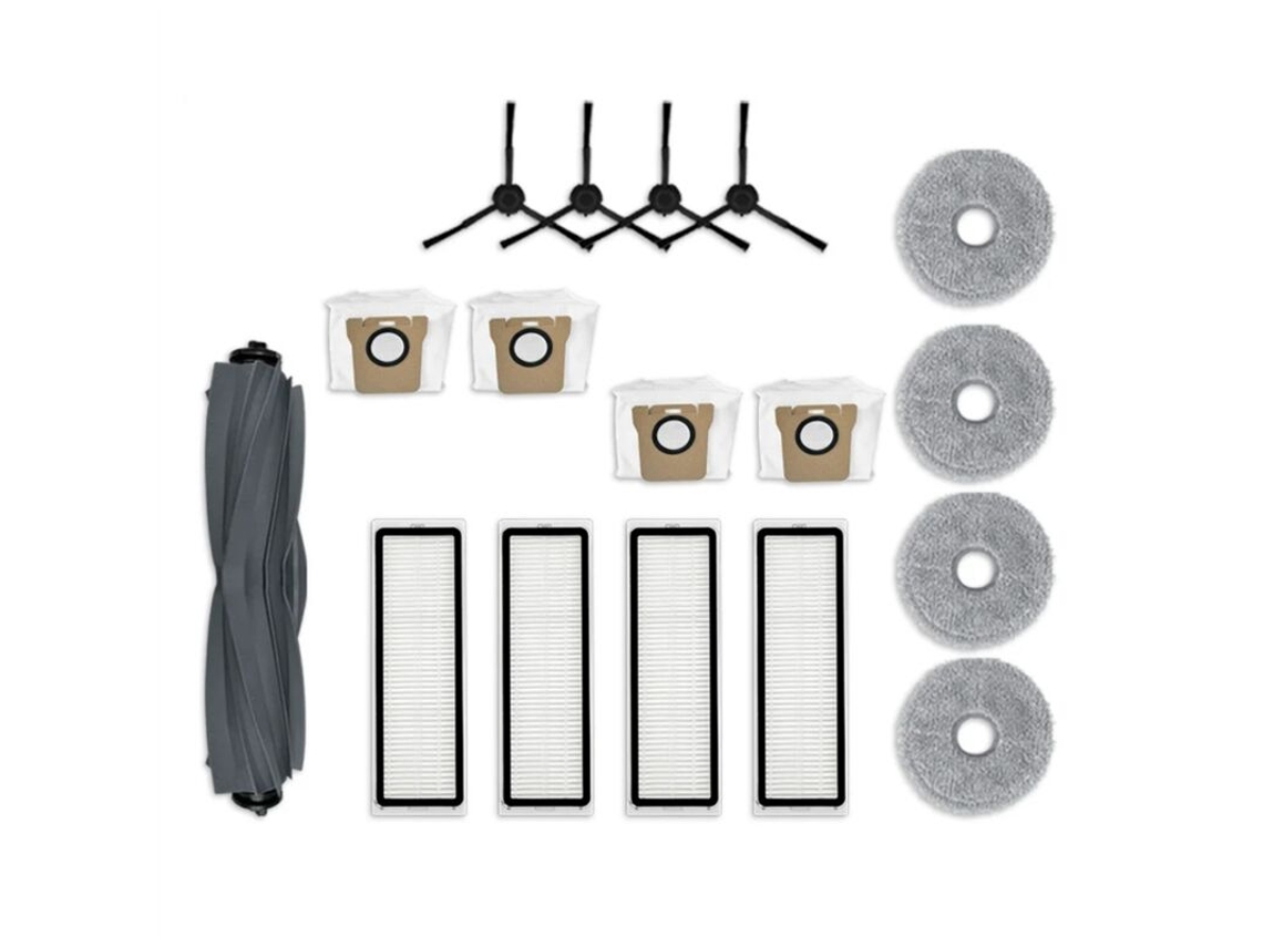 Peças de Reposição para o Aspirador Robô Bot L30 Ultra, Escova Lateral Principal, Filtro Hepa, Pano de Limpeza para Pó BRILVIBERA