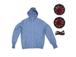 jaqueta com ventilador de refrigeração para homem 3 velocidades camisa de ar condicionado leve transpirável 12V S/MARCA