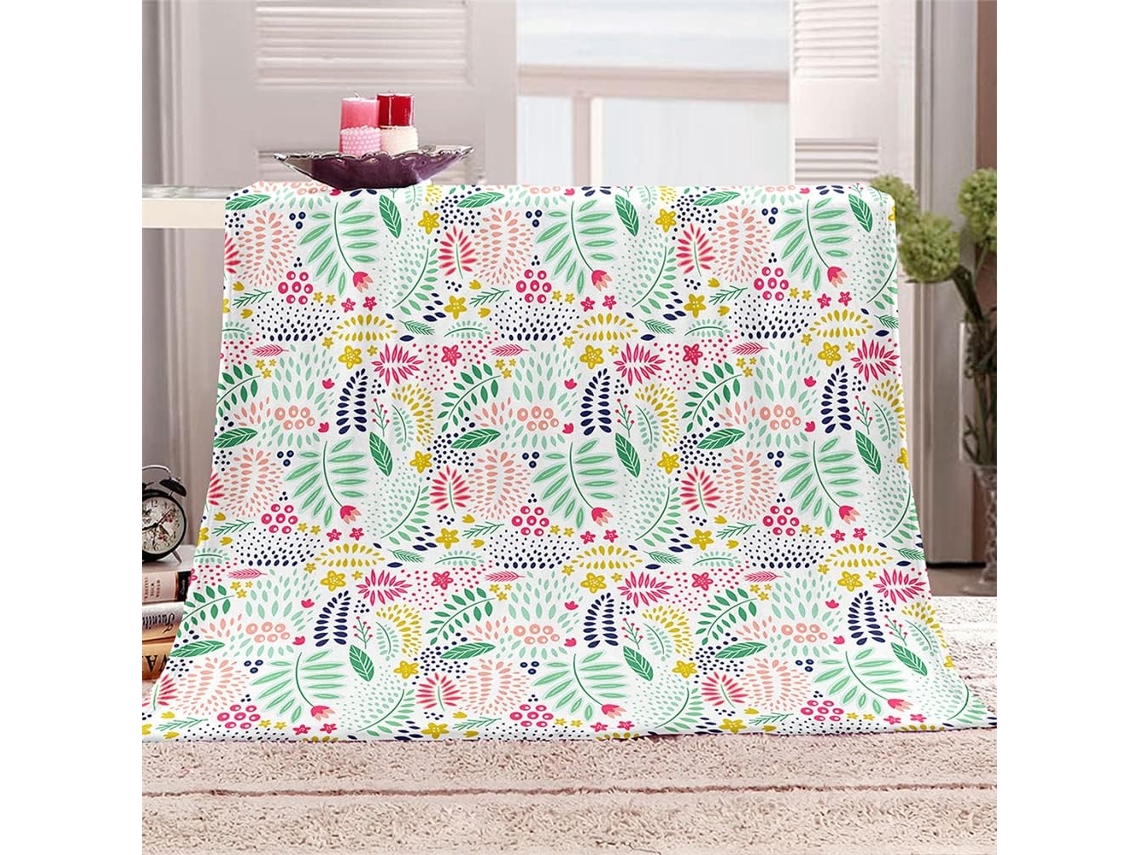 Manta de Flanela Fansu Estampa 3d Quente e Macia Microfibra Ideal para o Inverno Perfeita Cama Ou Sofá Adequad