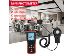 Medidor de Luz Digital TL 603 S/MARCA, 0.1-400000 Lux, com sensor de luz, temperatura e umidade
