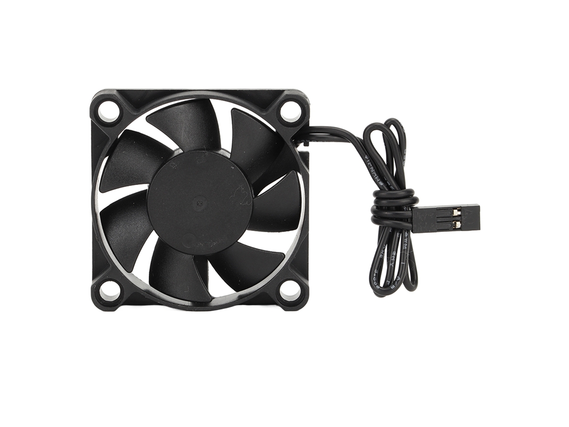 Cooler De Motor Rc De Plástico E Ferro Leve Para Carro Controle Remoto 1/10 Traxxas 7.4v Preto 45x45mm
