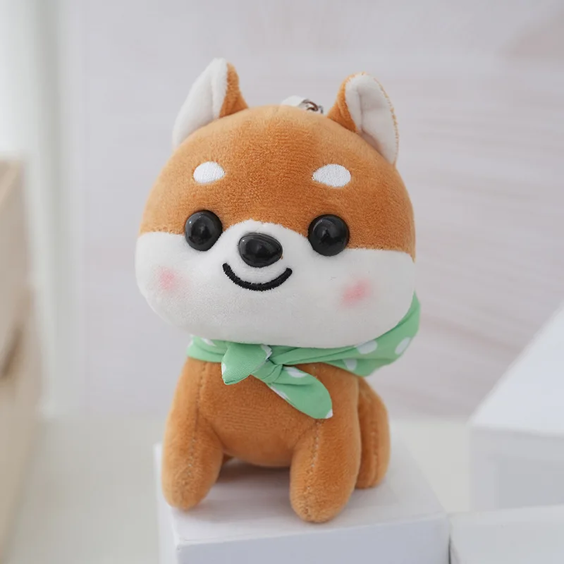 Chaveiro de Pelúcia Shiba Inu de Desenho Animado Kawaii Enfeite Decorativo Shiba Inu MDUG (estilo 2)