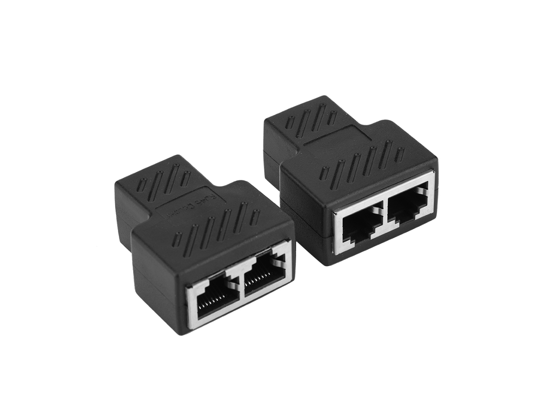 Adaptador Rj45 1 para 2 LAXISCREED