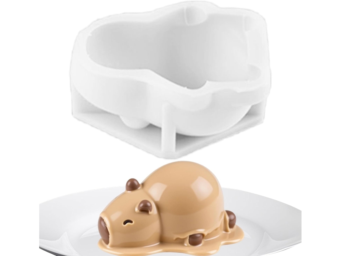 Molde De Chocolate, Molde De Borracha Balas Em Formato De Capivara