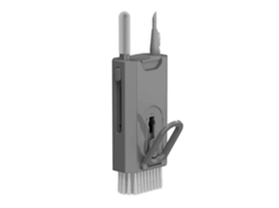 Kit De Limpeza Eletrônica, Ferramentas De Limpeza Para Teclado E Fones De Ouvido Bluetooth (cinza) Spqment