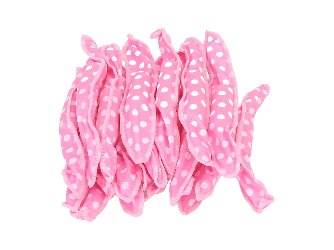 2026 20 Rodillos de Pelo Flexíveis Esponja Suaves para Dormir Herramientas de Estilo Diy Rosa