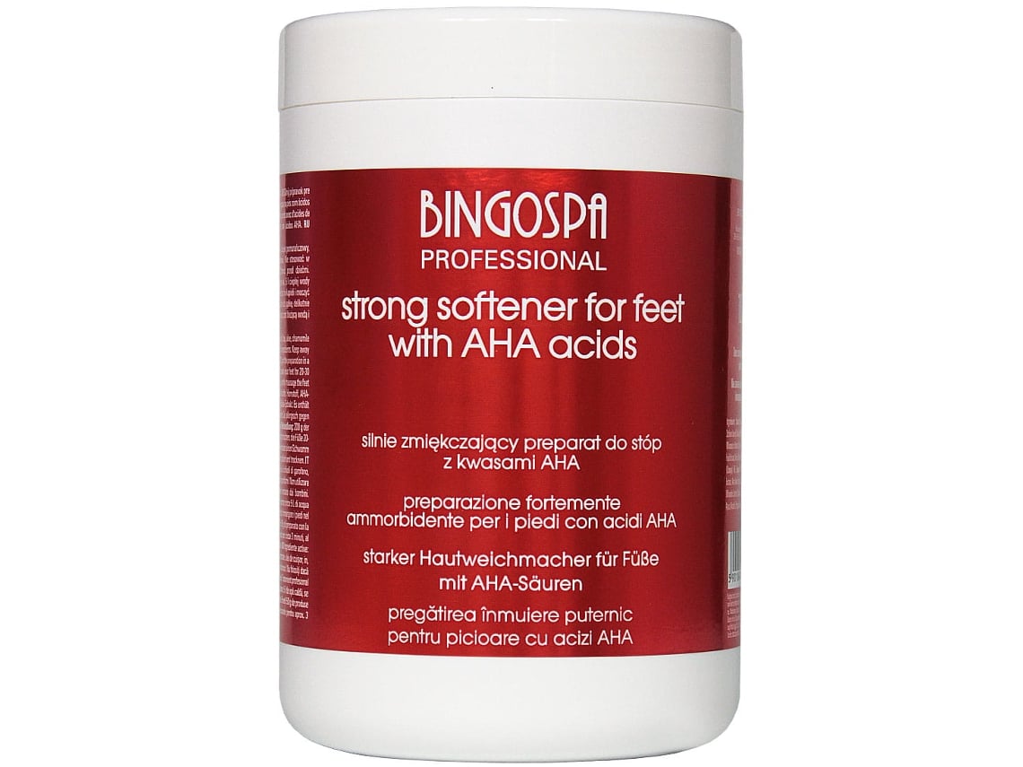 Professional Aha Acid Foot Softening Cream, 1kg Bingospa