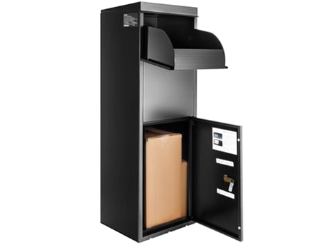 Caixas de Entrega de Pacotes para Caixa de Entrega Externa Fechadura Codificada de 13,9 X 11,6 X 42 Polegadas VEVOR