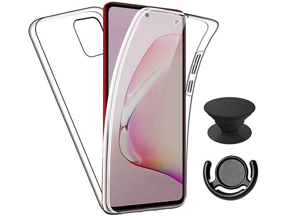 Kit Capa, Popsocket e Suporte Xiaomi Poco C3 360º Impact Protection Transparente