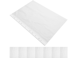 Luxshiny 100 Peças Pochetes De Proteção Transparentes Pp Para Álbuns E Documentos De Páginas Idéias Para