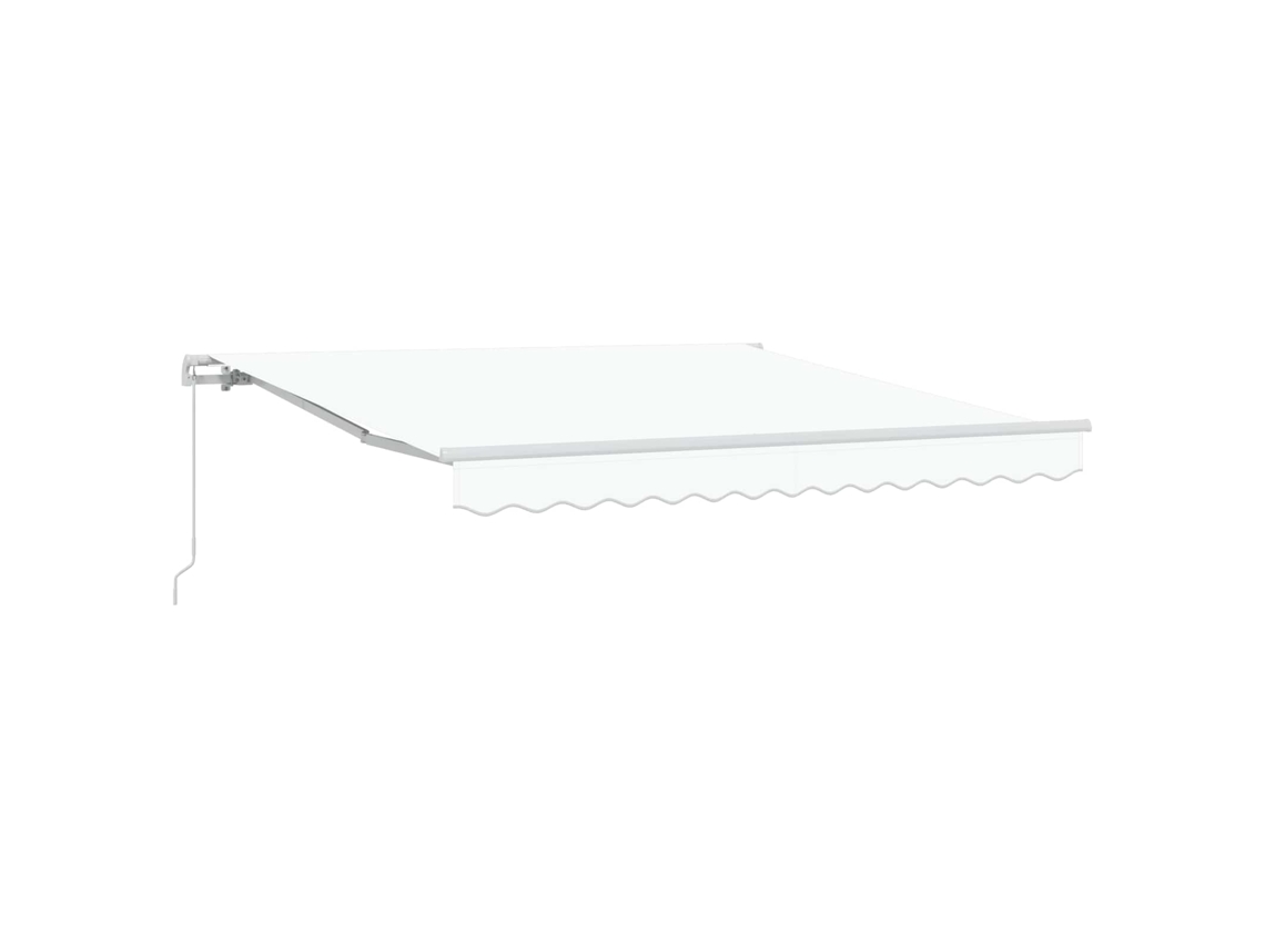 Toldo Retrátil MAISON EXCLUSIVE Branco 300 X 250 X 165 cm