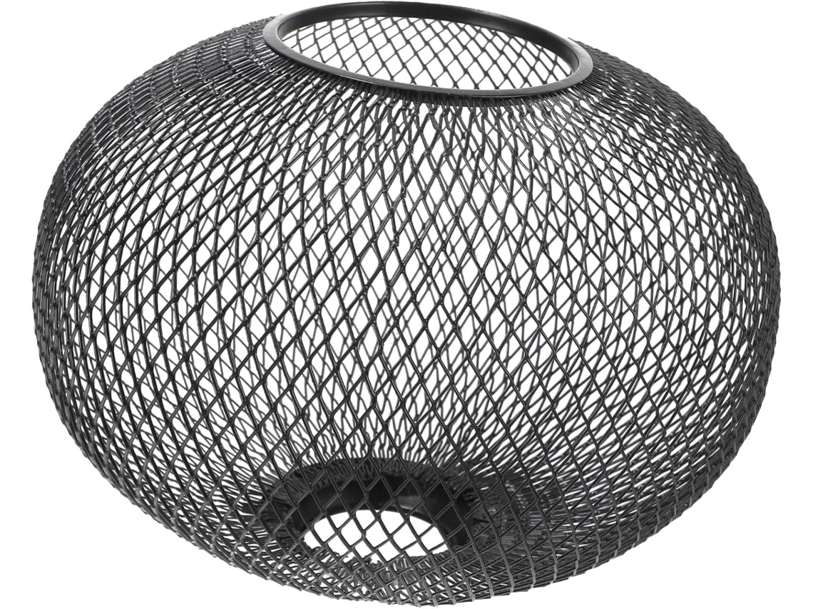 Lâmpada de Ferro de 200x150mm para Sala de Estar, Design Preto SFUSHOS