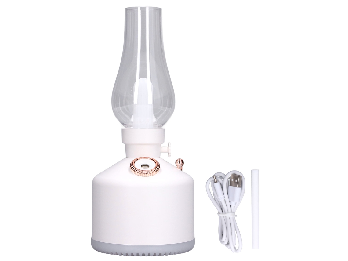 Umidificador de Névoa Silencioso com Luz Led Vela Usb | S/MARCA
