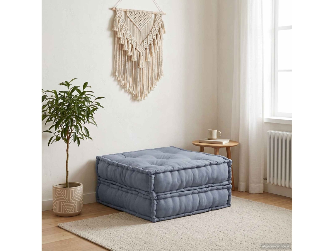 Vidaxl Unidade De Sofá Modular Tecido Cinzento 70 X 70 X 36 Cm