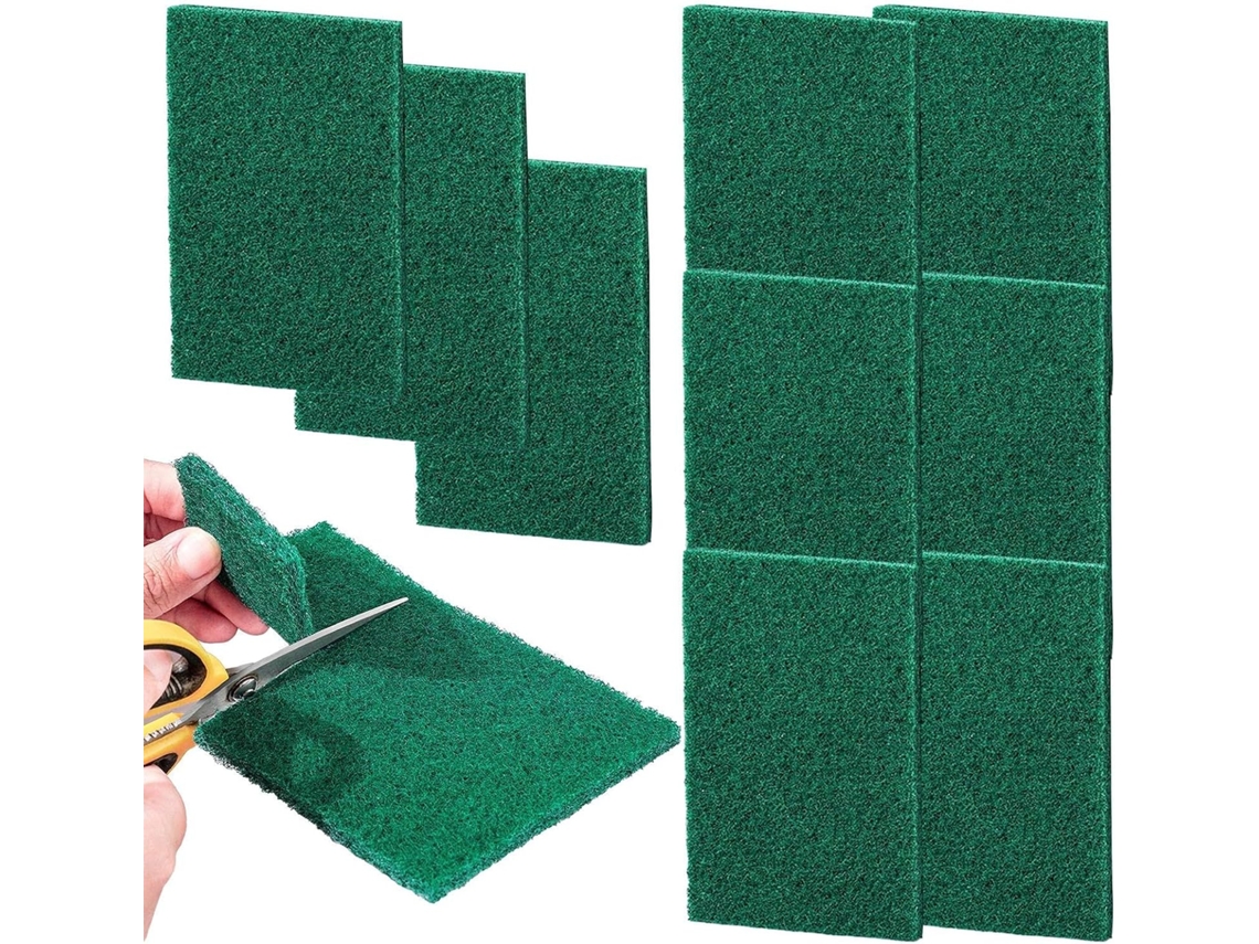 Conjunto De 10 Esponjas Limpeza Multiuso, Duráveis E Reutilizáveis.