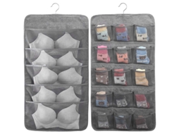 Organizador Suspenso Para Meias, Roupas Íntimas, Sutiãs E Gravatas, Prateleiras Para Guarda-roupa, Divisória De Porta Com 20 Bolsos