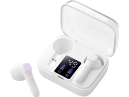 Fones com Gancho JIAPEI, 5.4, ajuste de eixo, sem fio, preto