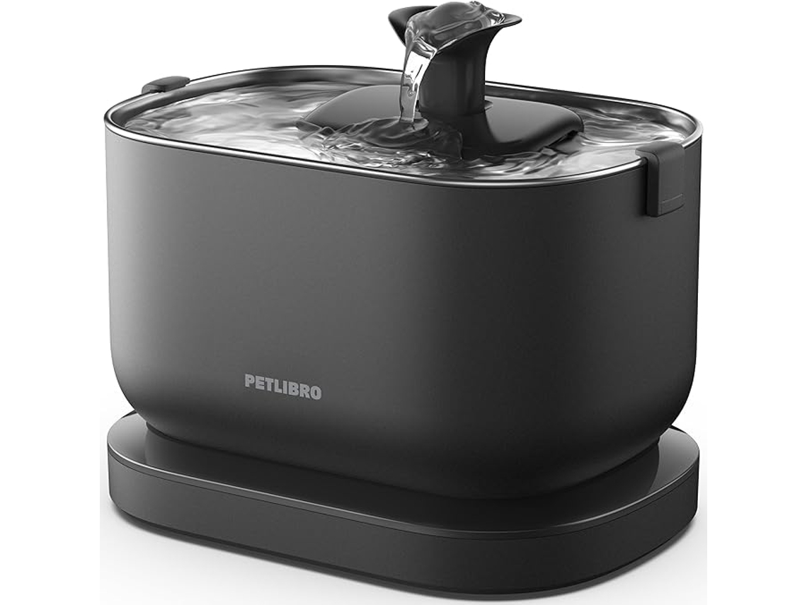 Fonte de Água Automática PETLIBRO Dockstream (2.5 L - Sem Fios - Preto)