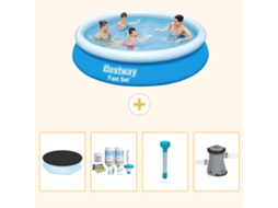 Bestway Piscina Bestway Fast Set Redonda - 244x61 Cm - 7-peças S52