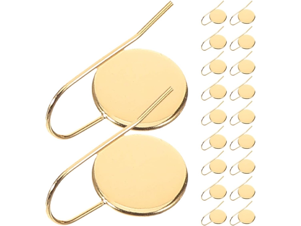 Componentes Versáteis E Compatíveis Para Brincos Em Aço Inoxidável Dourado