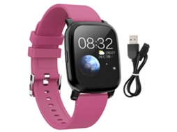 Pulseira Inteligente Cv06, Monitora Frequência Cardíaca e Pressão Arterial, Tela Colorida 1,3 Polegadas, Bluetooth, À Prova D'água. EOOCOO