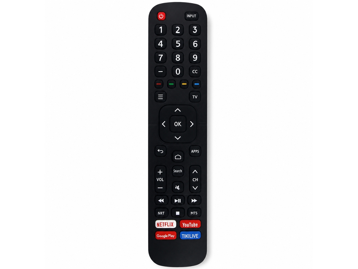 Comando À Distância Para Tv Compatível Com Hisense Erf2b60h, Sem Configuração E Sem Controlo Por Voz
