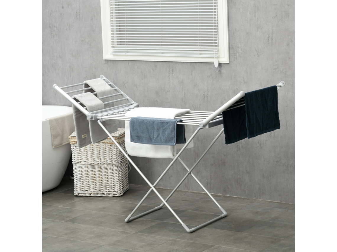 Drying Rack With Heating Function, 45-55℃. Foldable, 144l X 53w X 96h Cm