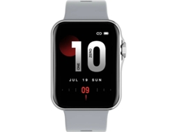 Relógio Esportivo Unissex 1.6, Ip67 À Prova Dágua, Bluetooth, Chat, Rastreador de Fitness, Frequência Cardíaca, Para Android/ios, Cinza Bestvite