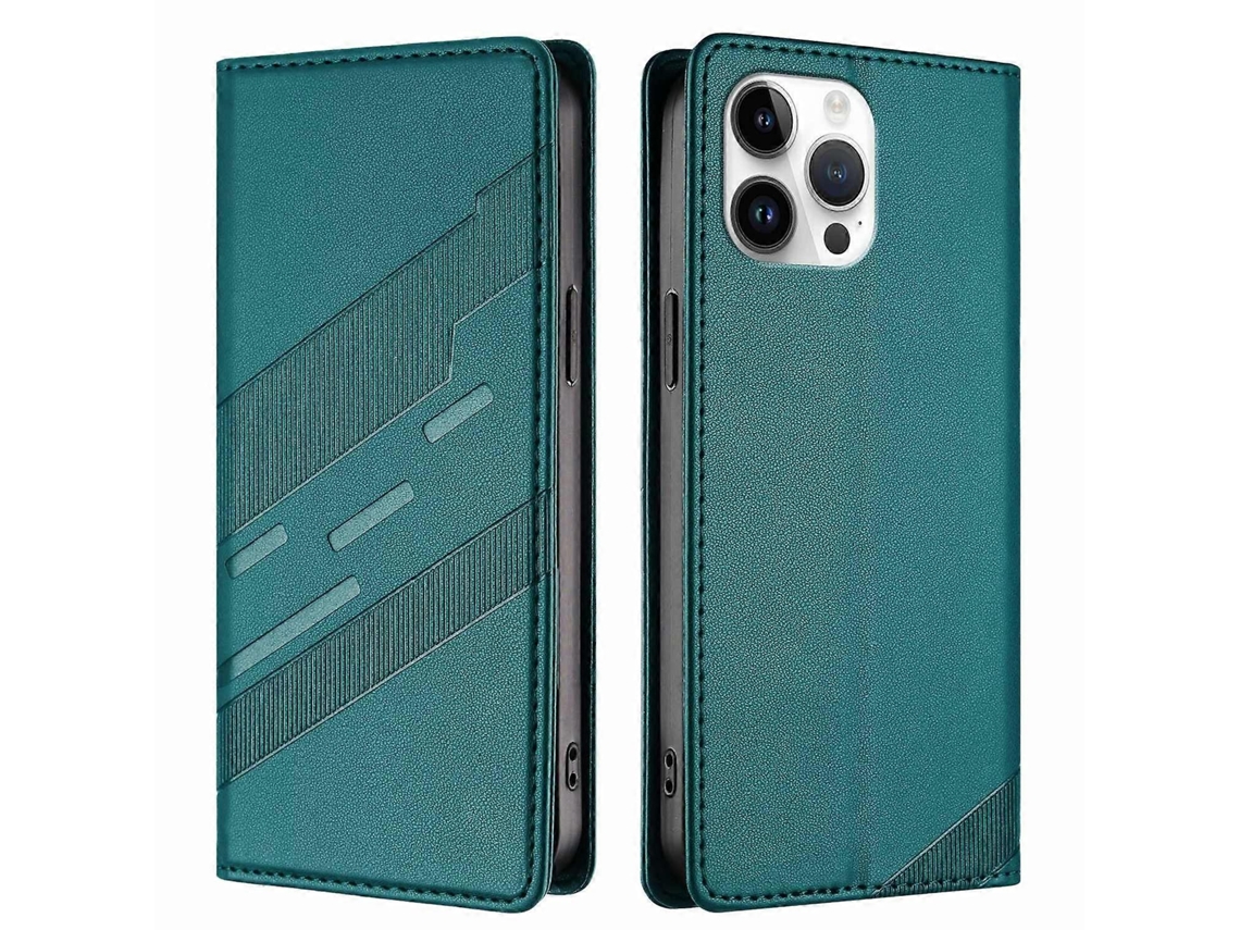 Capa De Couro Com Suporte E Estampa Estilo Punk Para Iphone 13 Pro Max De 6,7 Polegadas