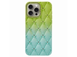 Capa De Celular Em Tpu Com Decoração De Strass E Borracha Para Iphone 14 Pro Max