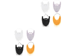 Barba falsa para fantasia de Halloween, fantasia de baile de máscaras, barba de fantasia, bigodes falsos