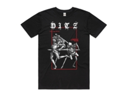 Ditz I Feel Like Death Black T shirt ROCKINSTONE Unisex Adults Best Sellers Size:l