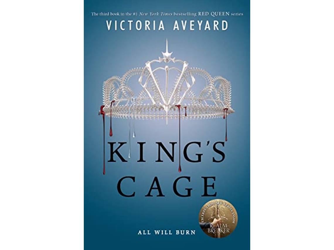 Livro Kings Cage de Victoria Aveyard (Inglês)