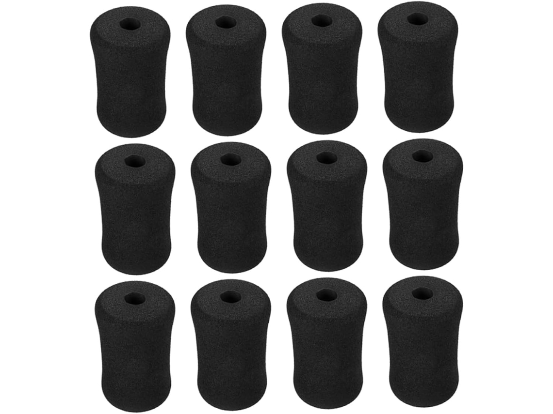 Conjunto de 12 almofadas de espuma BESPORTBLE para massagem e treino nas pernas