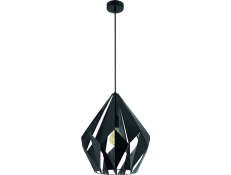 Candeeiro Suspenso  Carlton 1 49879 (E27 - 1 x 60 W - Aço)