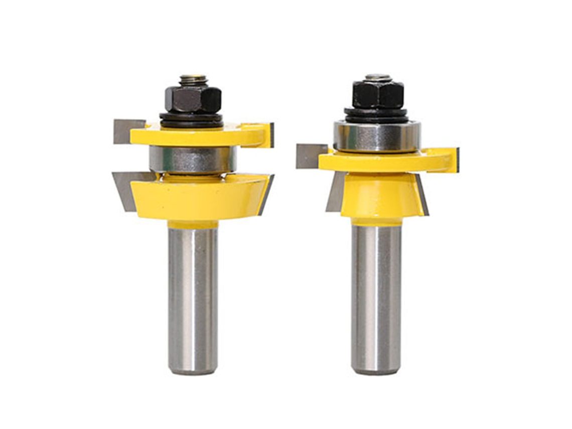 2 Peças De Brocas De Router Com 1/2 Polegada, Cabo De Broca Angular De Carbeto, Instalação Fácil, Cutter De Fresamento De Madeira Para Carpintaria