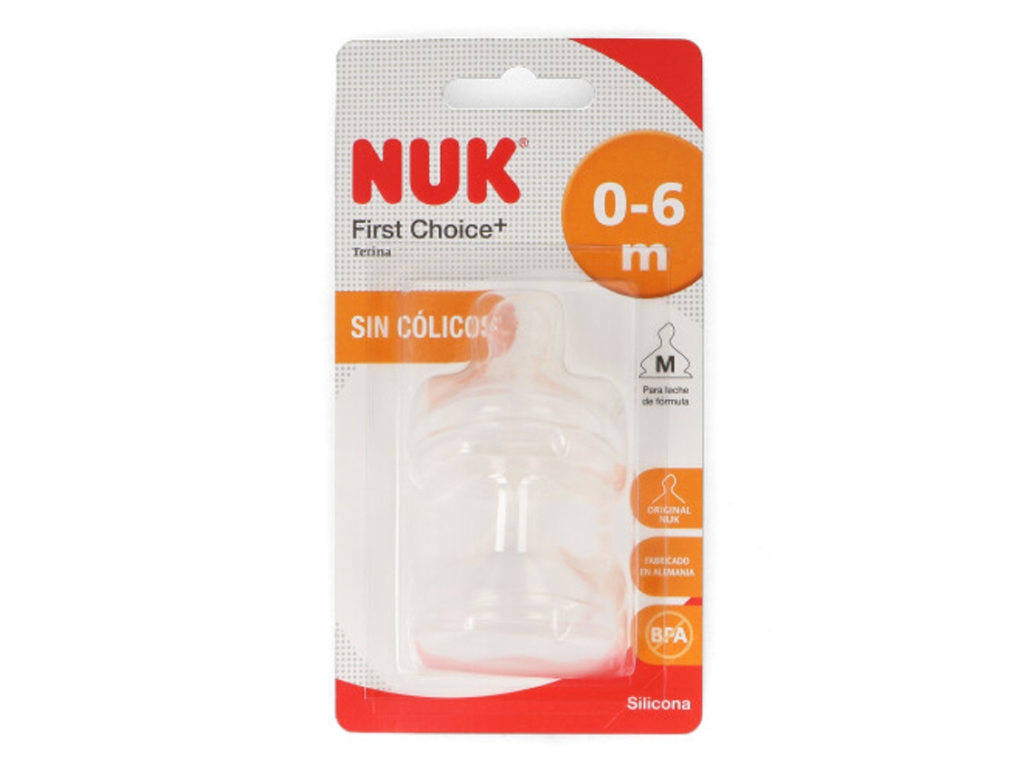 Tetina NUK FC+ 0-6 M Silicone 2 Unidades